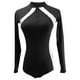thumbnail image 1 of KAKOWELY Traje de baño de manga larga de una pieza para adolescentes, traje de baño para mujer, trajes de baño para mujer, 1 of 5