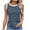 Navy, variant on ABATAB Womens Ribbed Tank Tops Summer Crew Neck Slim Fitted Tops Striped Casual Basic Sleeveless Shirts
