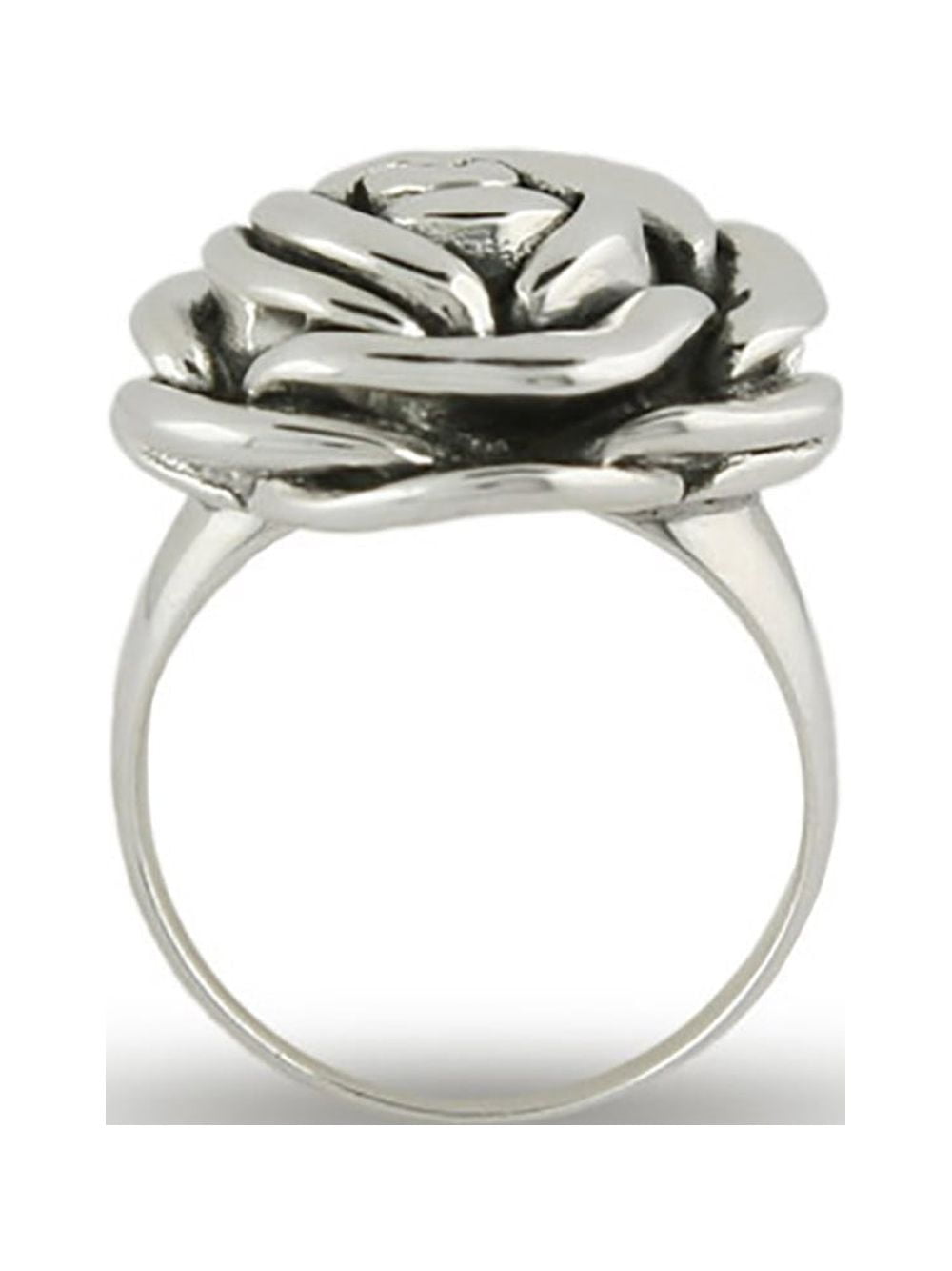 Rose Quartz Rectangular Silver Ring – SILBERUH