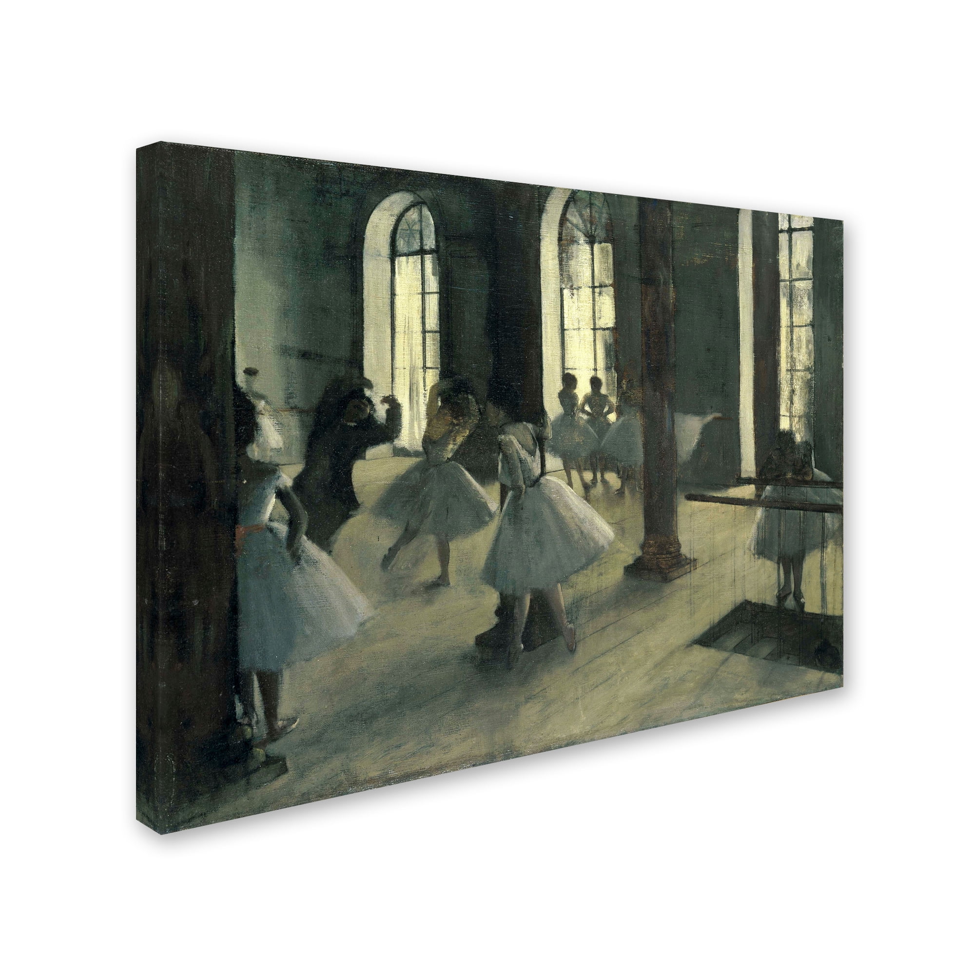 Trademark Fine Art 'La Repetition Au Foyer De La Danse' Canvas Art by Degas