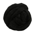 thumbnail image 2 of Chunky Wool Yarn DIY Crochet Cloth Jumbo Tubular Yarn for Scarf Hats Cushion black, 2 of 9