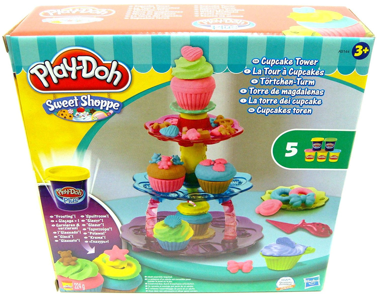 play doh cupcake tower
