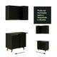 thumbnail image 5 of Madesa Gabinete de Cocina Integral Completa de Esquinero 262 cm Reims Negro 01, 5 of 8