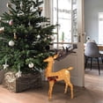 thumbnail image 2 of Good Tidings Pre-Lit Christmas Lawn Decoration, Shiny Gold Buck 48", 2 of 3