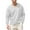 White, variant on Dealovy Sweatshirts for Men Long Sleeve V Neck Basic Pullover Mens Casual Sports Shirts Homewear Regular Fitted Sweaters