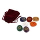 thumbnail image 1 of Conjunto de 7 (SIETE) piedras grabadas, de meditación o ,, 1 of 7