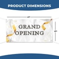 thumbnail image 5 of Grand Opening Banner Sign For Outdoor-Indoor Use 4x2 Ft Large Custom Banner and Signs with Hanging Rope Grand Opening Backdrop for Party Decor Oxford Cloth Sublimation Banner for Easy Hang, 5 of 6