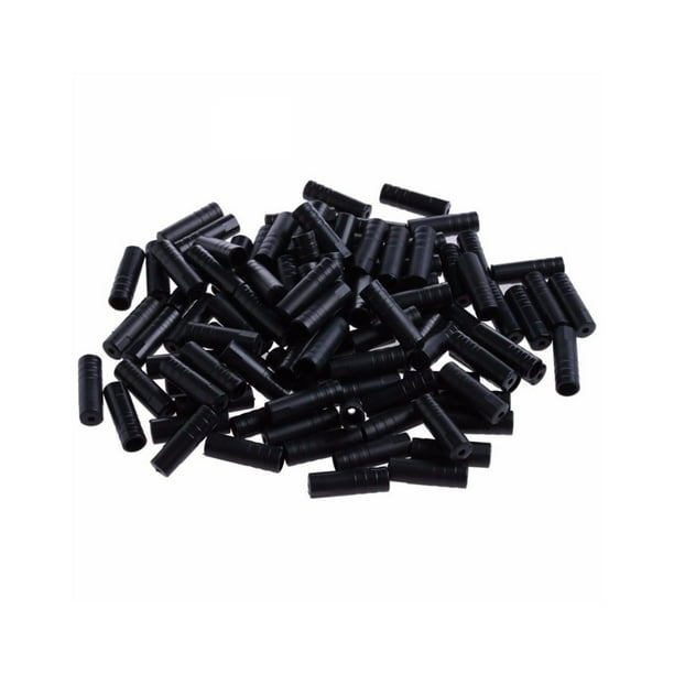 Advancent 100 piezas, 4mm, tapa de extremo de Cable de freno para bicicletas, carcasa de Cable de cambio de marchas, repuesto de virola de Ciclismo
