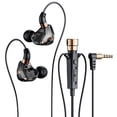thumbnail image 1 of Auriculares HiFi con Cable y MicróFono Auriculares DináMicos con CancelacióN de Ruido Auriculares Intrauditivos Auriculares con Graves para Deportes (Negro), 1 of 5