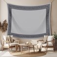 thumbnail image 2 of Black Retro Greek Key Tapestry for Bedroom Wall Hanging Tapestry, Gray Greece Ancient Farmhouse Geo Ceiling Backdrop Tapestries Poster Blanket Wall Decor for Teens Room Living Room Dorm 39" x 59", 2 of 8