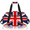 Multicolour 3, variant on American USA Flag Sports Duffle Bag for Women & Men, 4th of July Gym Bag Dance Bag Overnight Bag Carry On Weekender Travel Bag