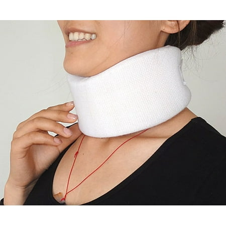 Neck Brace Soft Foam Cervical Collar, for Neck Pain Relief, Adjustable Neck Support That Is Great for Sleeping, Chronic Pain and Travel, XL Size for Large Neck, Cervical Soft