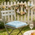 thumbnail image 5 of 18x18 Inch Easter Decorative Outdoor Cushion, Patio Dining Chair Seat Pad, Weather Resistant Festival Cushion, Spring Pillow for Outdoor Party Garden Home Decoration, 5 of 6