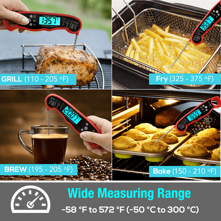 PROACCURATE WATERPROOF DIGITAL CANDY & DEEP FRY THERMOMETER