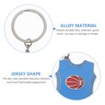 thumbnail image 4 of 2pcs Jersey Modelling Key Chains Creative Hanging Ornaments for Schoolbag, 4 of 8