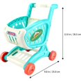 thumbnail image 3 of Mini Petit Chariot de Magasinage de Magasin Jouet Chariot à Main de Supermarché Modèle Chariot Utilitaire Rangement Jouet Ensemble de Jeu d'Imitation pour Enfants Garçons Bleu, 3 of 5