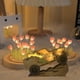 thumbnail image 4 of Lámpara tallada en madera 3D, decorativa creativa para el hogar, ideas divertidas para regalos familiares, decoración navideña para sala de estar y oficina, cálida (coche fresco), 4 of 5