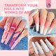thumbnail image 5 of Kit de uñas acrílicas SAVILAND para principiantes con 4 colores e imprimador, 5 of 7