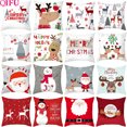 thumbnail image 2 of Funda de cojín navideña, decoración navideña para el hogar, funda de almohada navideña 2024, adornos navideños, regalos navideños, decoración de Año Nuevo 2025, 2 of 5