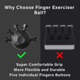 thumbnail image 2 of (black)Hand Exercise Ball Finger Exerciser Strength Trainer Exercise Stress Relief Balls Stress Relief Ball Wrist Trainer Tool New, 2 of 4