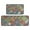 Pioneer Flower Floral, variant on Multicolor Ethnic Geometric Patchwork Pattern Kitchen Rugs Sets Of 2,Anti Fatigue Kitchen Mat Rugs Non Slip Washable,Decorative Kitchen Floor Mats for Kitchen,Sink,Laundry,17"X30"+17"X47"