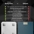 thumbnail image 2 of BodyView - Escala inteligente de 4 electrodos para peso corporal, báscula digital - 24 métricas - Es, 2 of 8