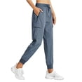 thumbnail image 3 of Pantalones de jogging para mujer, de nailon, de secado rápido, para montañismo, deportes, fitness, ocio y aire libre, 3 of 5