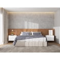 thumbnail image 2 of Manhattan Comfort Jasper Engineered Wood Nightstands in White (Set of 2), 2 of 10