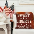 thumbnail image 6 of Moocorvic 4th of July Decorations Outdoor Pillow Covers 18x18 American Flag Patriotic Pillowcase Decor for Sofa, 6 of 7
