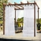 thumbnail image 4 of Cortinas Transparentes Largas de Voile con Bolsillo para Varilla, para Sala de Estar, Dormitorio, Ventana, Puerta de Vidrio, Exterior, Parasol., 4 of 7