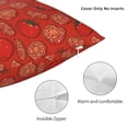 thumbnail image 3 of Fuzoiu Tomatoes Print Square Pillow Cover,Hidden Zipper Design,Luxury Square Pillow Case, Throw Pillow,Couch Cushion-26"x26", 3 of 7