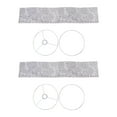thumbnail image 2 of Oubit PVC Lampshade,2 Set PVC Drum Lamp Accessories PVC Drum Lampshade Finest Materials, 2 of 9