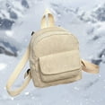 thumbnail image 2 of REDARER 2025 Velcor Backpack - Solid Color Corduroy & Velvet (Minimalist, Lightweight for School/College, Water-Resistant), 2 of 8