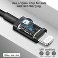 thumbnail image 2 of Coreykin 20W USB C Wall Charger-Super Fast Charger with 6FT Cable-Compatible with iPhone 14/14Pro/13/13 Pro/12/12Pro/XS/Max/XR/X/8/8 Plus-Black, 2 of 5