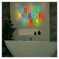 thumbnail image 2 of Letrero De Neón You Texs Keraoke Party Con Luz Regulable Por USB Para Bares, Cuevas De Hombres, Dormitorios, Fiestas, Decoración De Pared, 40.6cmx18.3cm, 2 of 6