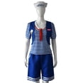 thumbnail image 1 of Disfraz de Stranger Things para hombre y mujer, uniforme de marinero, Stranger Robin, Steve, Harrington, Scoops, Ahoy, 1 of 4