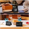 thumbnail image 4 of SHISUYAN 20 Pcs Mini Chalkboard Signs Writing Chalkboards Food Labels With Pens Cleaning Cloth, 4 of 8