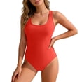 thumbnail image 4 of One Piece Swimsuit Women Square Neck Racerback Leakproof Bathing Suit Period Swimwear, 4 of 9