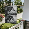 thumbnail image 5 of Wukai Running Horse Garden Flags Double Sided Welcome Garden Yard House Flags Outside Outdoor House (Only Flag), 5 of 8