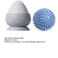 thumbnail image 7 of Opolski 2Pcs/Set Silicone Massage Ball Set Foot/Hand/Back/Waist Fitness Muscle Relaxation Adsorption Massage Ball Plantar Fasciitis Myofascial Relaxation Pain Relief Massager Orange, 7 of 7