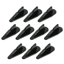 Unique Bargains 10 Pcs Universal Shark Fin Dummy Antenna Mount 3.1" Aerial for Decoration Only Carbon Fiber Pattern Black