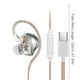 thumbnail image 3 of XWSHYW Auricular Auriculares Intraauriculares Envolventes, Sin Latencia, Ligeros, Transparentes, Muy Adaptables, Cómodos de Llevar, con Cable, Deportivos, 3 of 6