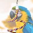 thumbnail image 6 of NVAAV Natural Colorful Bead Parrot Toy Rope Bungee Perch for Small Medium Parrot (43 inch Length), 6 of 6