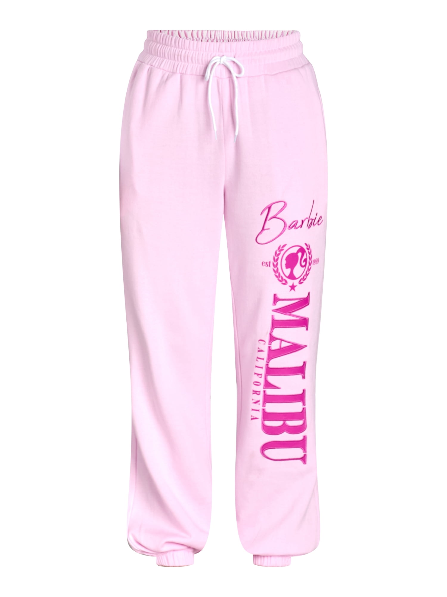 Barbie Women s Juniors Licensed Malibu Sweatpants Walmart