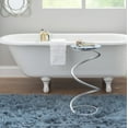 thumbnail image 3 of Nevin Modern Round Spiral Base Drink Table, Silver with Blue Agate Top, 3 of 10
