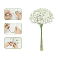 thumbnail image 3 of "30pzs Hojas De Eucalipto Artificial 3 Tipos Con Gypsophila Color Mezclado Lab.G Verde ", 3 of 5