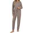 thumbnail image 3 of Fantaslook Two Piece Sets for Women Lounge Sets Casual Long Sleeve Tops and Long Pants Vacation Travel Fall Outfits Pajama Sets, 3 of 8