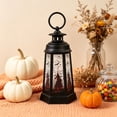 thumbnail image 6 of Halloween Vintage Silhouette Lantern 5.70IN Silhouette LED Lantern with Hanging Ring Spooky Lamp Halloween Decorations for Dining Table Fireplace Mantel Window Tree Branch Indoor Home Decorations, 6 of 6