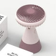 thumbnail image 4 of Needhep Quiet Bladeless Fan With Remote,Small Room Fan, Portable Wireless Fan, Mini Fan Portable, Foldable Portable Fan (Wine), 4 of 5