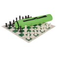 thumbnail image 1 of Quiver Chess Set Combination - Triple Weighted - by US Chess Federation (Neon Green), 1 of 2